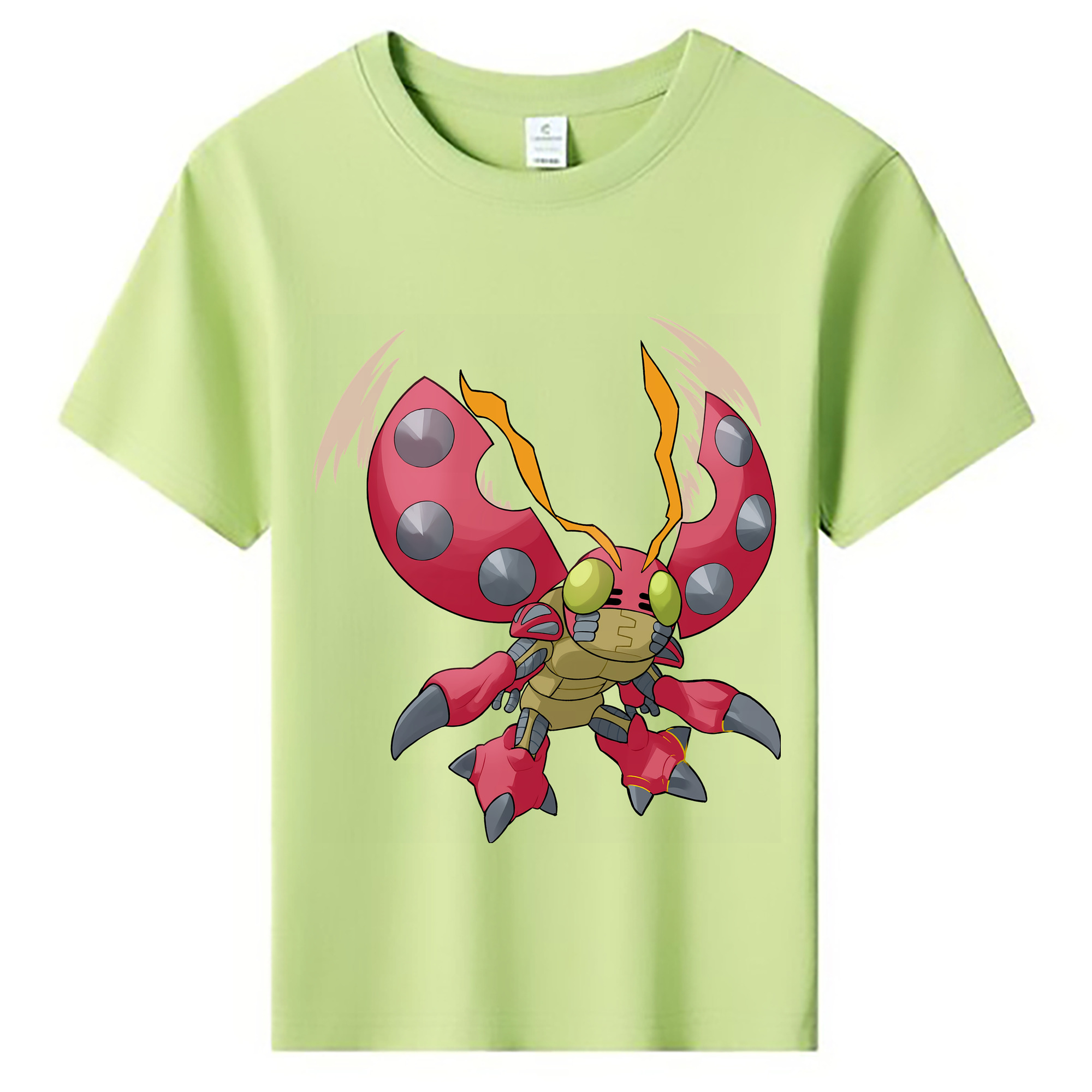 （画像用） Digimon デジタルモンスター/デジモン 綿100％キッズTシャツ（フロントプリント）
